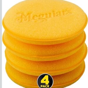 NWT Meguiar's W0004 Supreme Shine 4" Foam Applicator Pads - 3 Packs Of 4